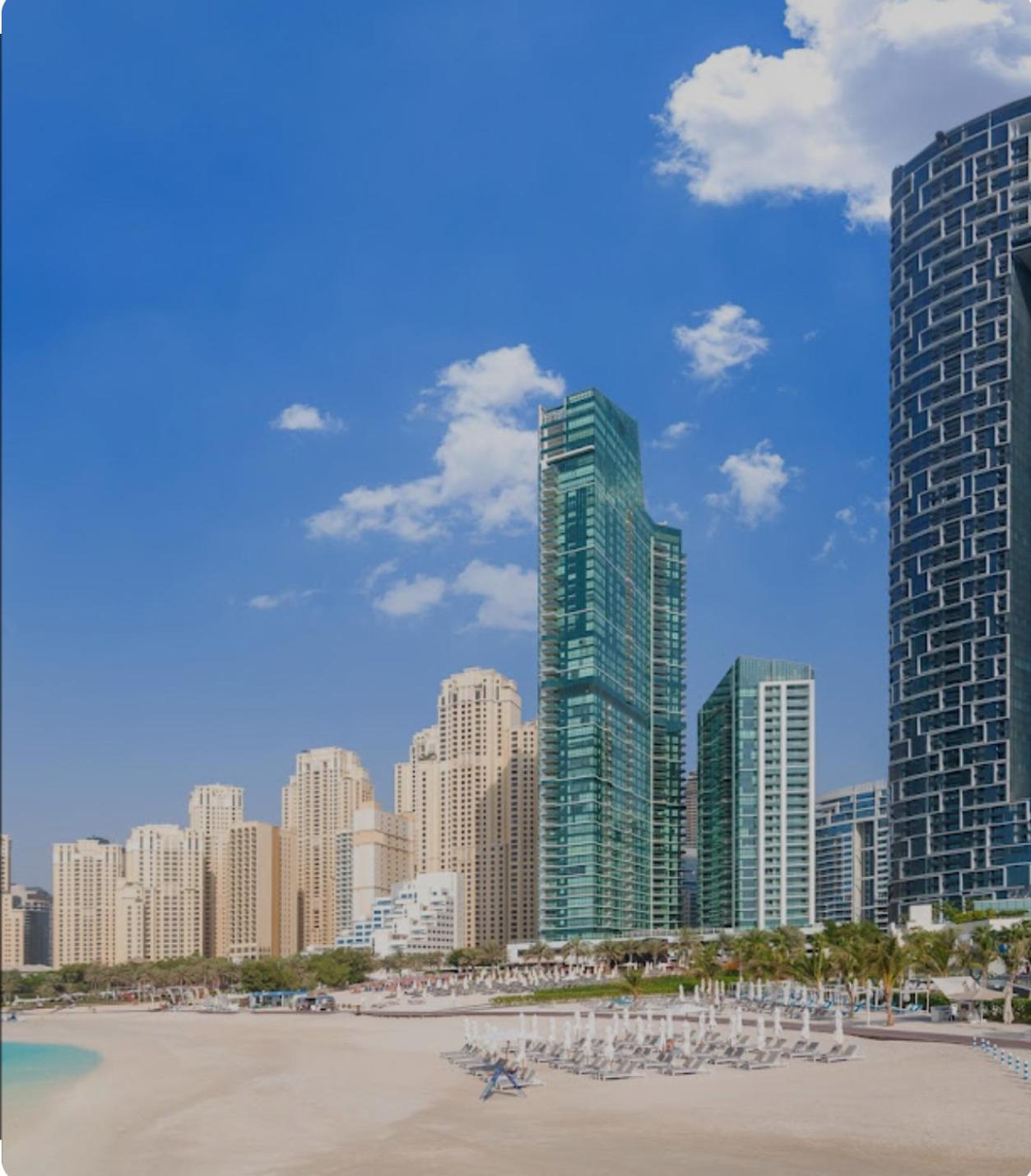 Stunning 5* 4Br-Oceanfront-Apartment Dubai Eksteriør bilde